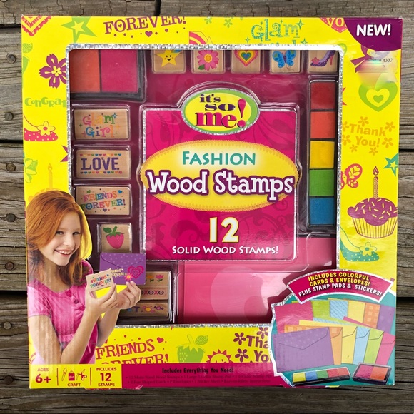 Office Donating Soon Wood Stamp Card Maker Kit New Poshmark